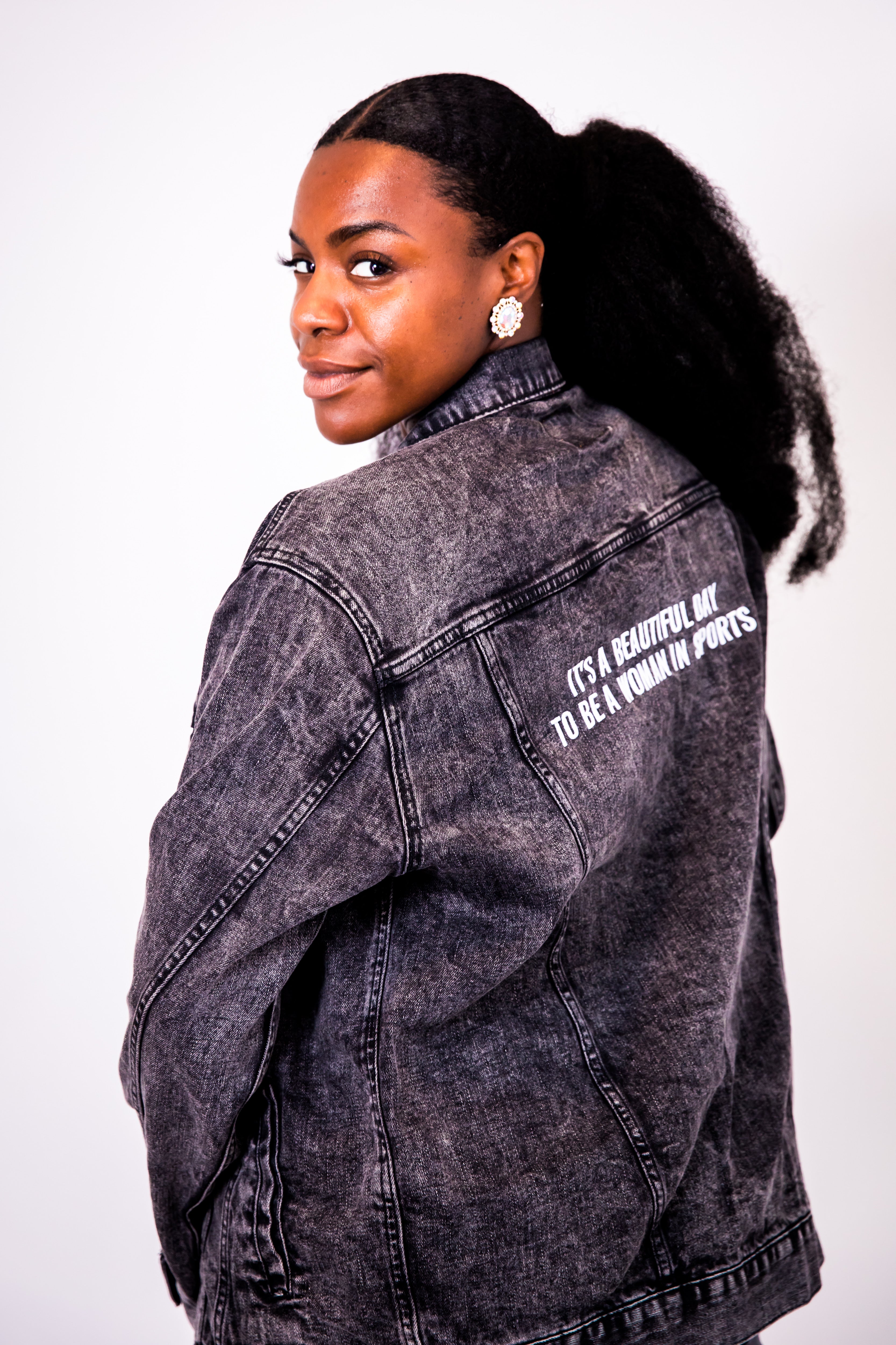 Shattered Denim Jacket – Daily Grind Boutique